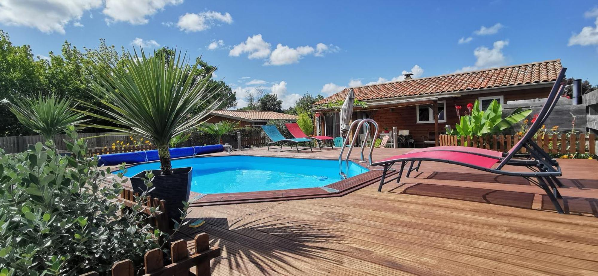 Maison & Piscine Prives,Plages Ocean Et Lac A 10 Kms Linxe Экстерьер фото